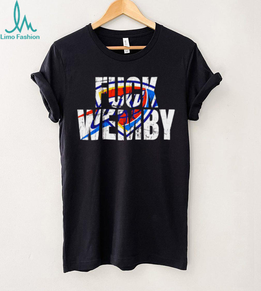 Oklahoma City Basketball Anti Wemby Distressed Sports T Shirt