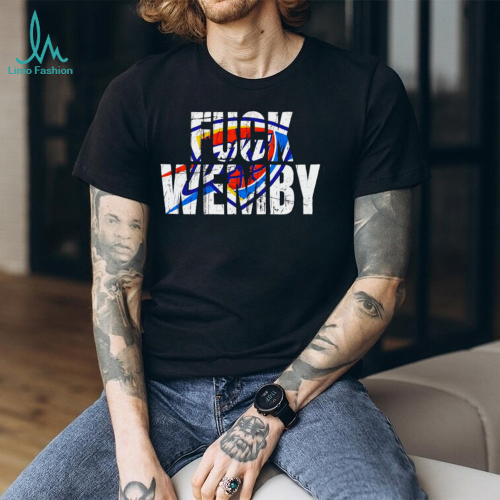Oklahoma City Basketball Anti Wemby Distressed Sports T Shirt