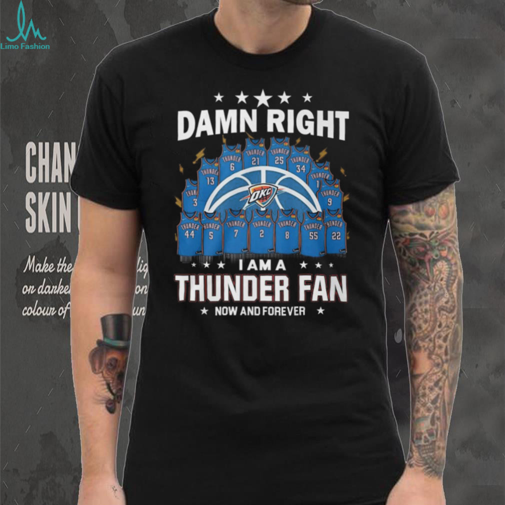 Oklahoma City Basketball Thunder Fan Forever Team Jerseys T Shirt
