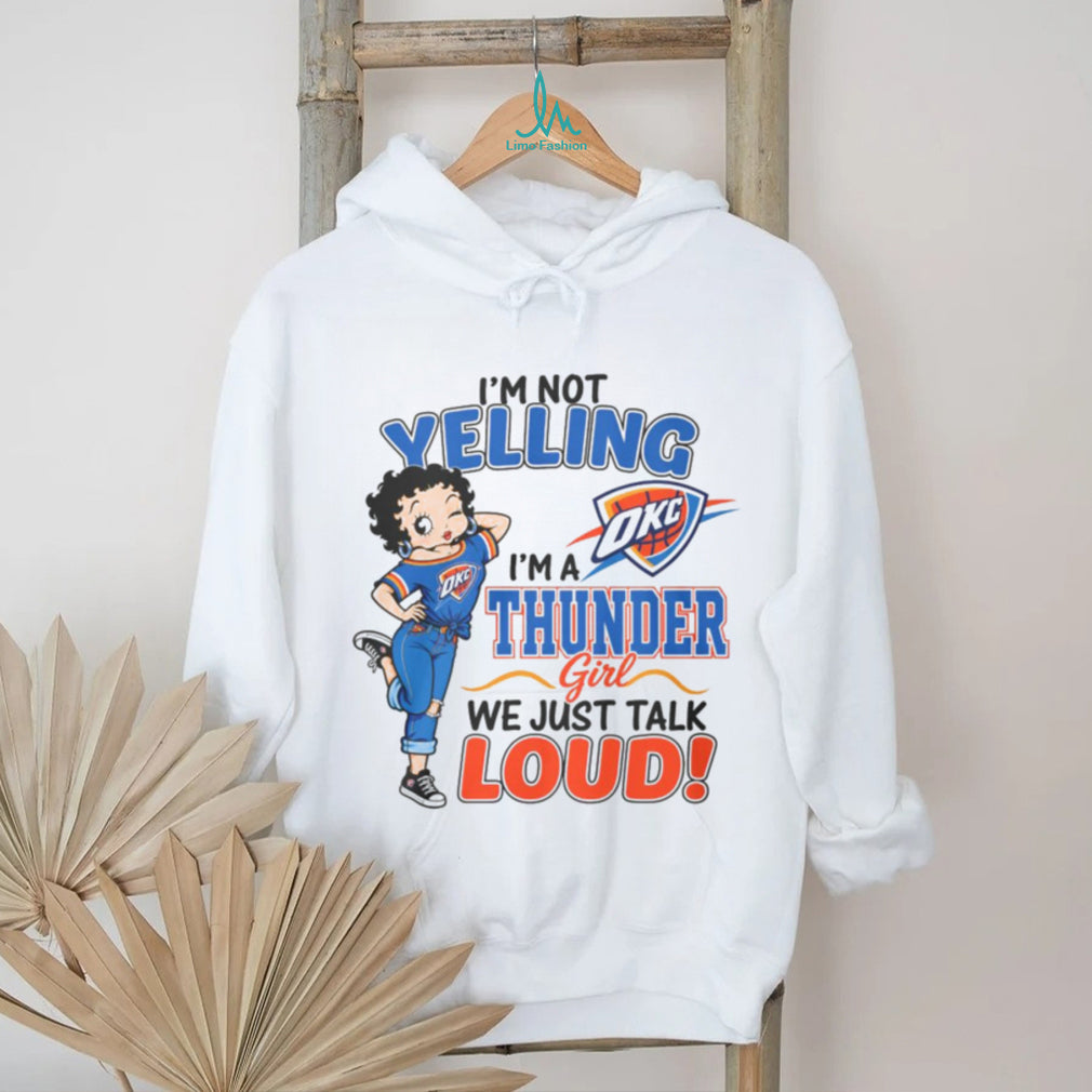 Oklahoma City Thunder Betty Boop Fan Loud Girl Shirt