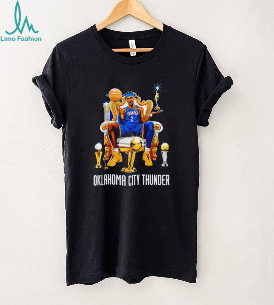 Oklahoma City Thunder Shai Gilgeous Alexander Trophy King T Shirt