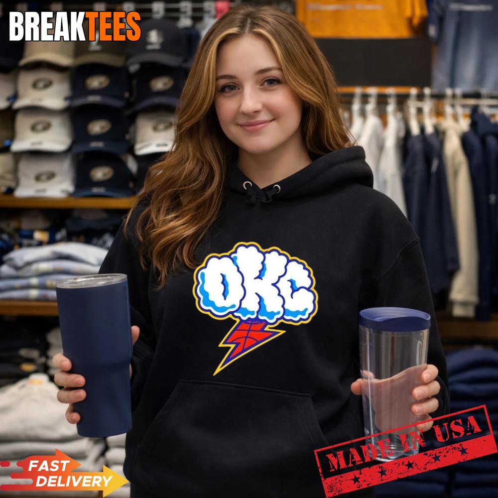 Oklahoma City Thunder basketball lighting T-Shirt