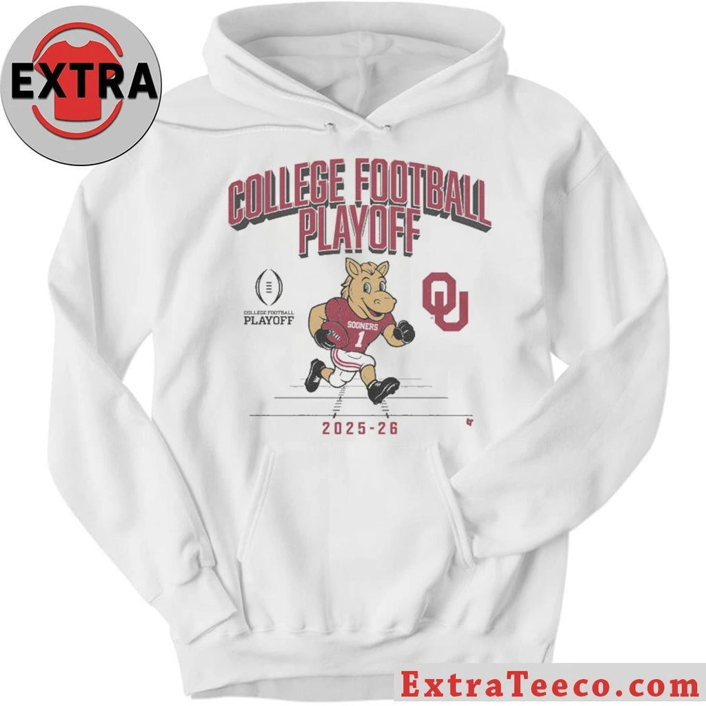 Oklahoma Football 2025 CFP Mascot Shirt Celebrating the Oklahoma Sooners’ qualification for the 2025-26 College Football Playoff (CFP) Tee