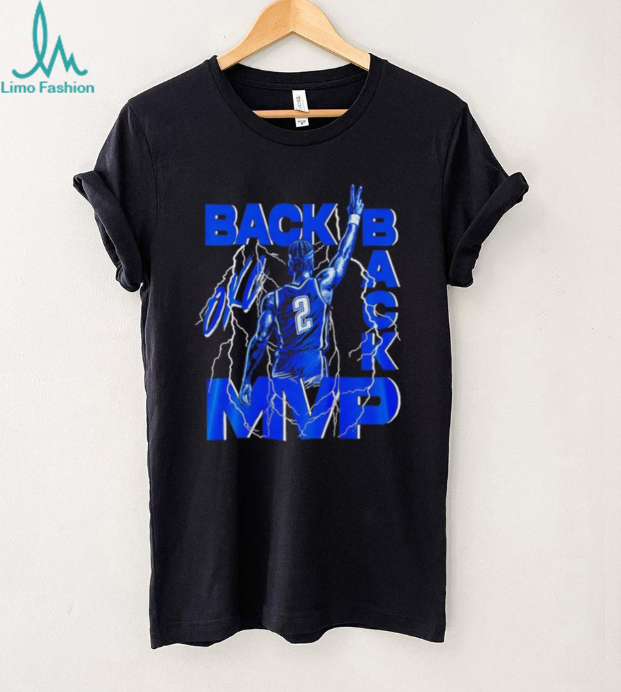 Oklahoma Shai Back To Back MVP Lightning Graphic T Shirt