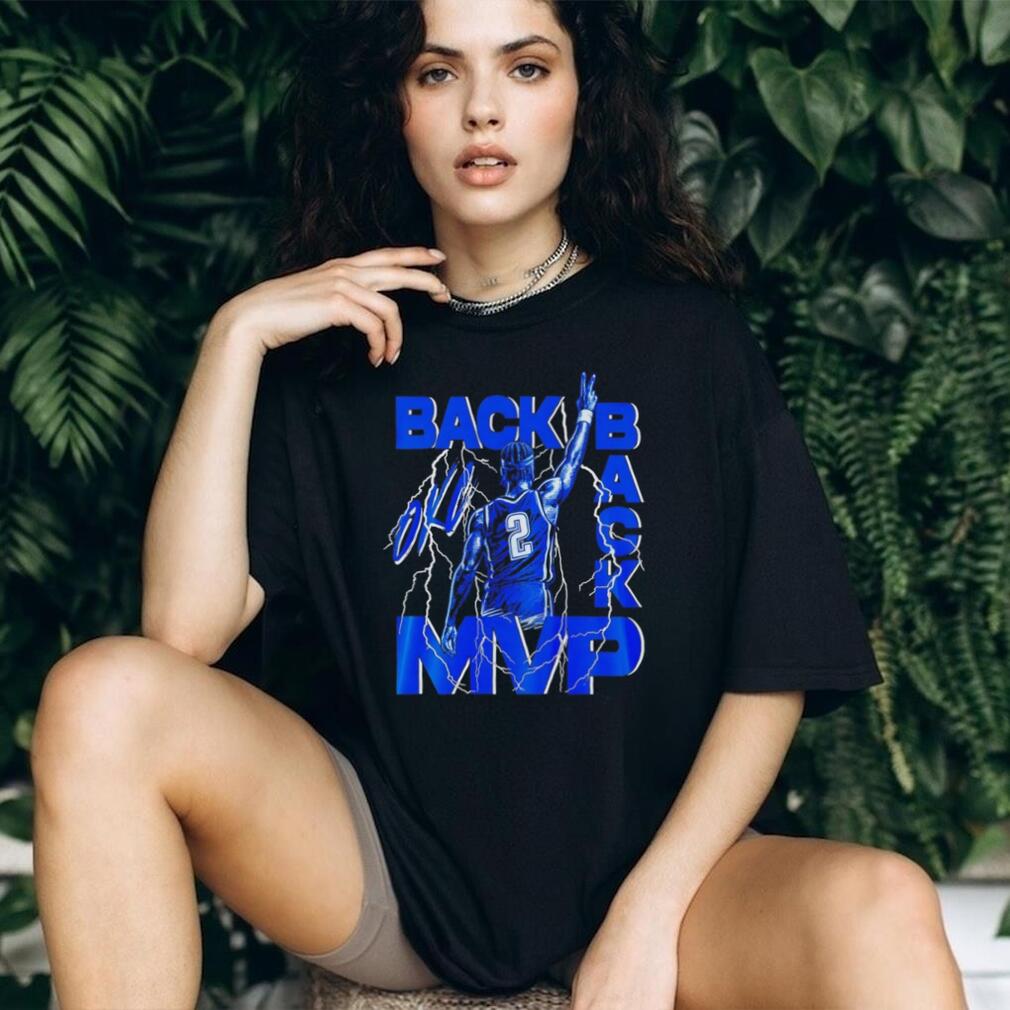 Oklahoma Shai Back To Back MVP Lightning Graphic T Shirt