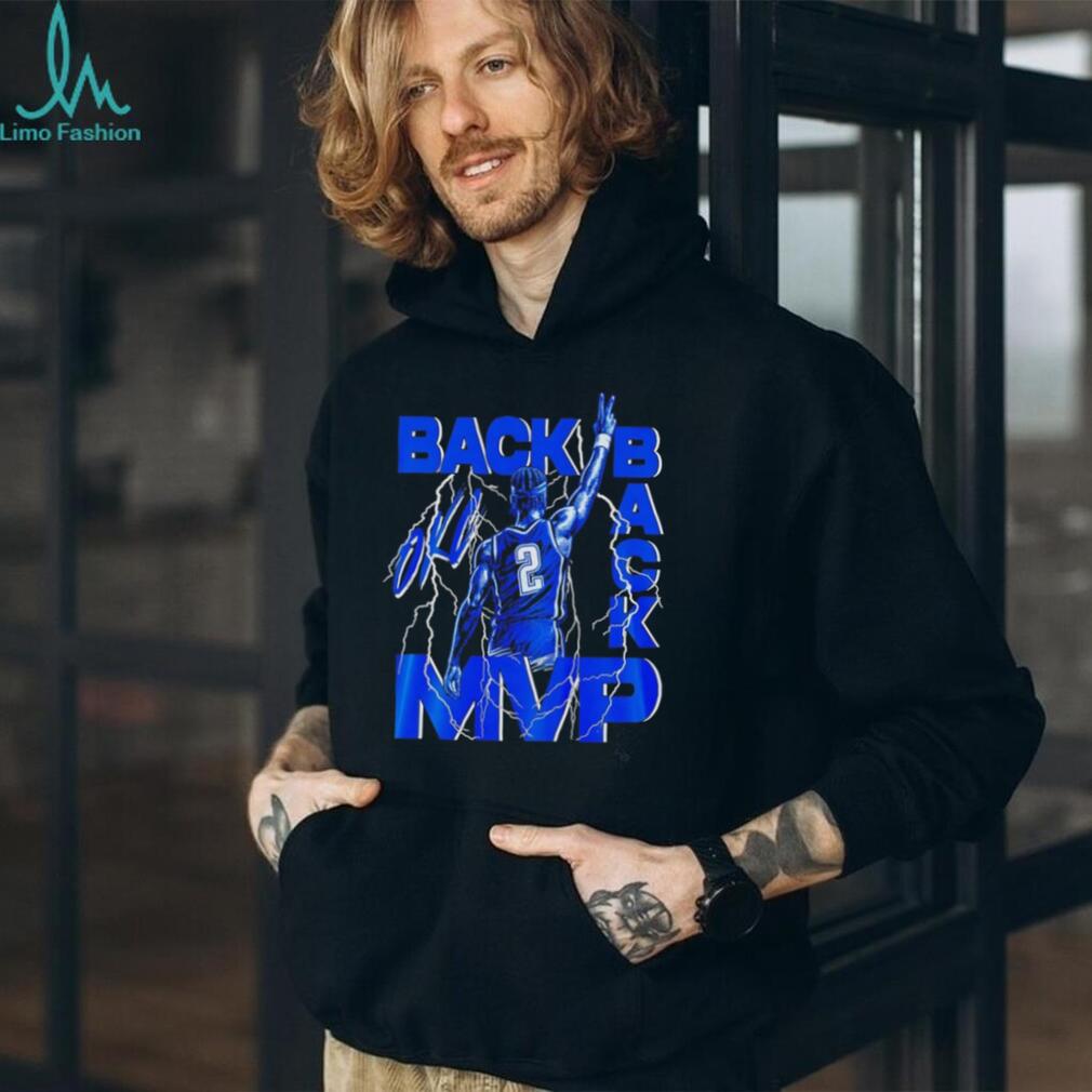 Oklahoma Shai Back To Back MVP Lightning Graphic T Shirt