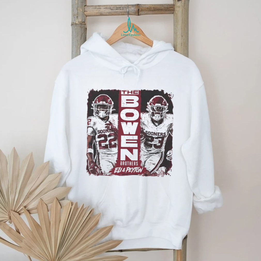 Oklahoma Sooners Eli Bowen and Peyton Bowen the Bowen brothers shirt