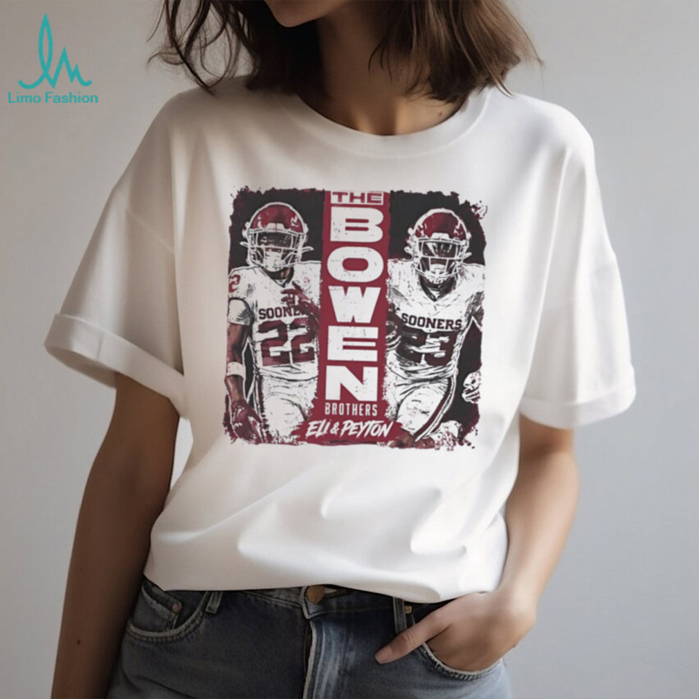 Oklahoma Sooners Eli Bowen and Peyton Bowen the Bowen brothers shirt