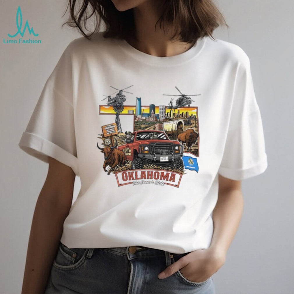 Oklahoma The Sooner State Offroad Truck Heritage T Shirt