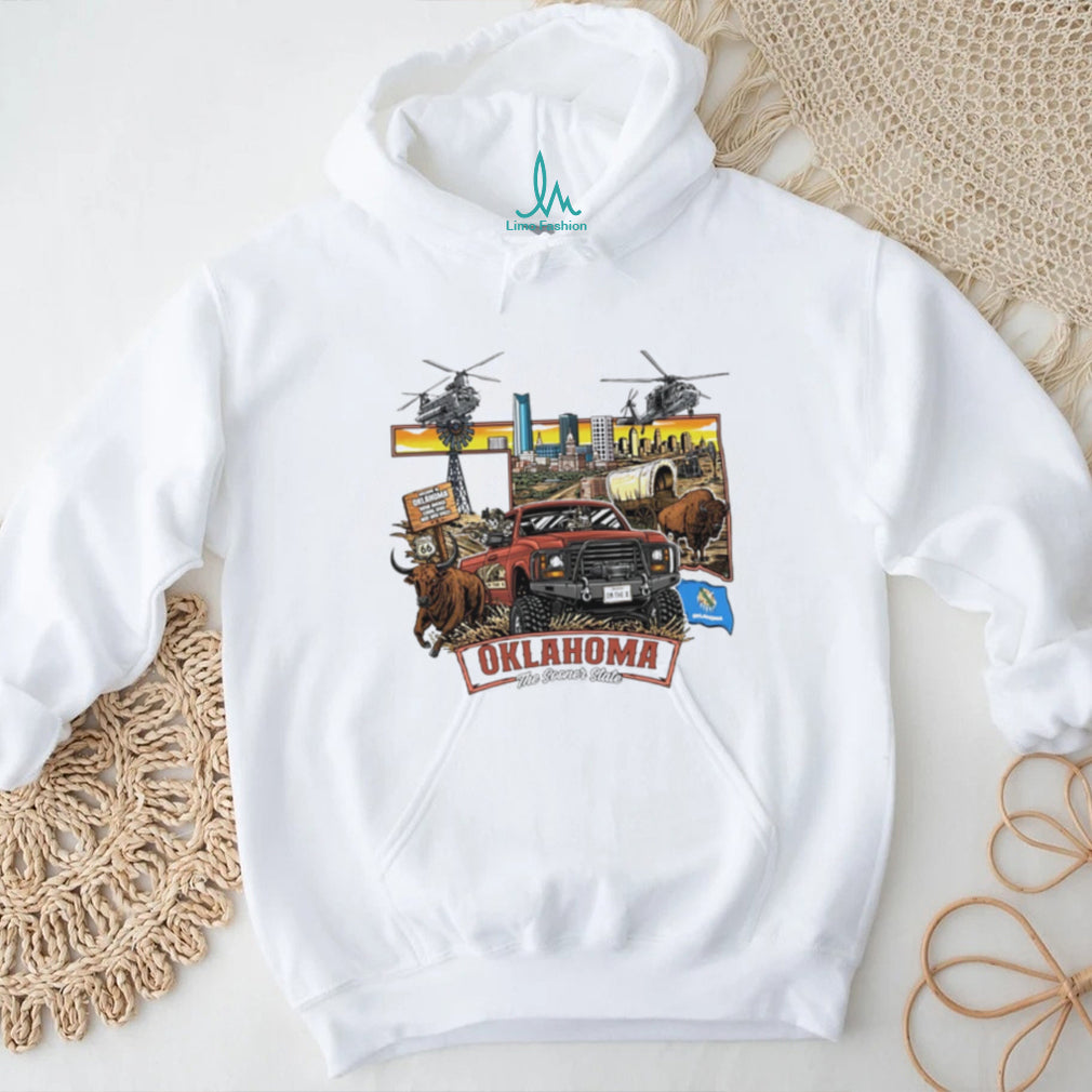 Oklahoma The Sooner State Offroad Truck Heritage T Shirt