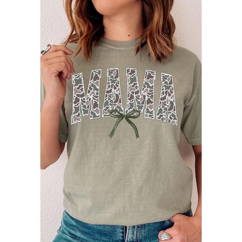 Old Camo Mama Comfort Colors Adult Ring-Spun Cotton Tee Hoodie, Sweatshirt | PodTeesHub.com