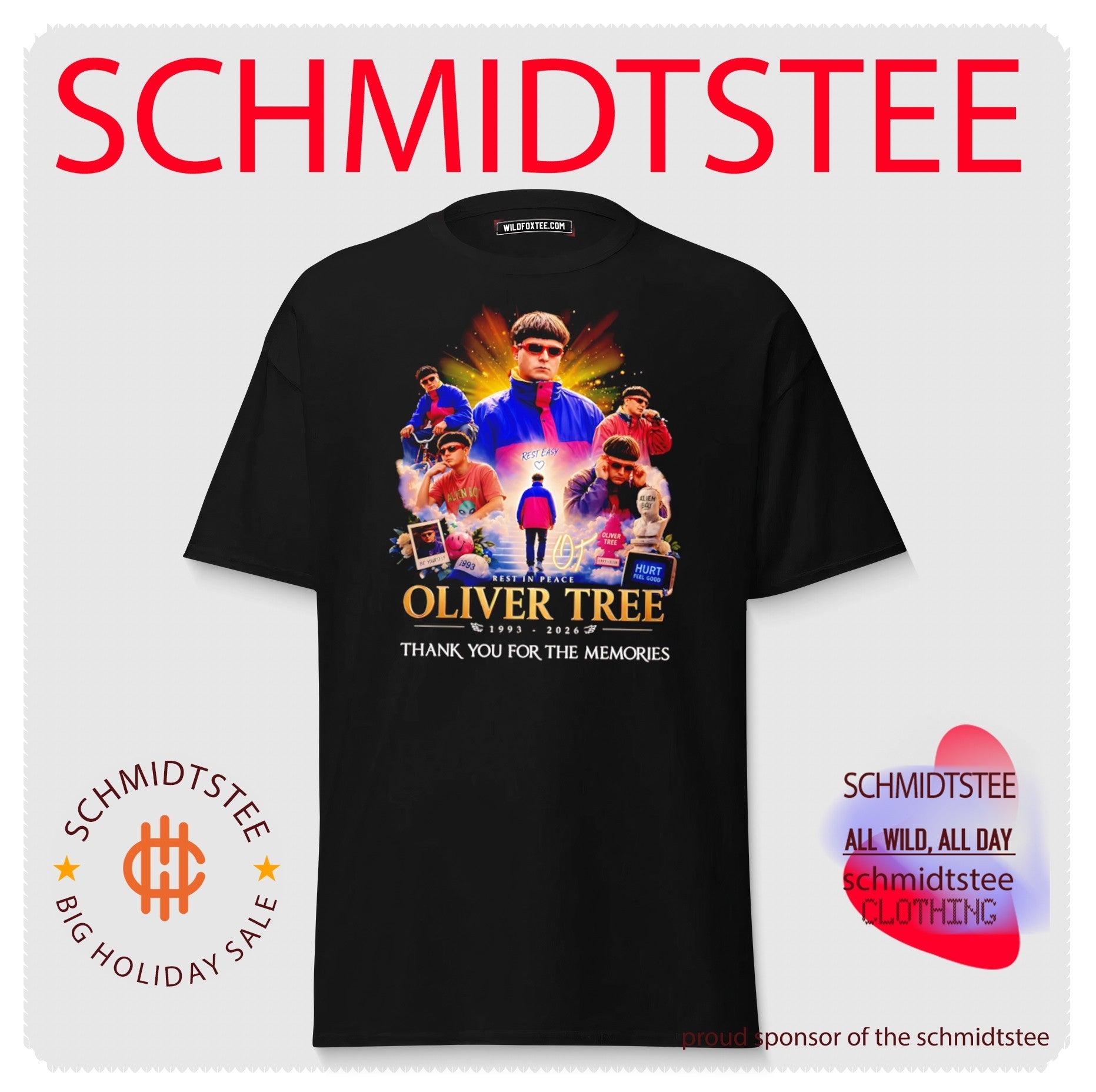 Oliver Tree rest in peace 1993-2026 thank you for the memories shirt