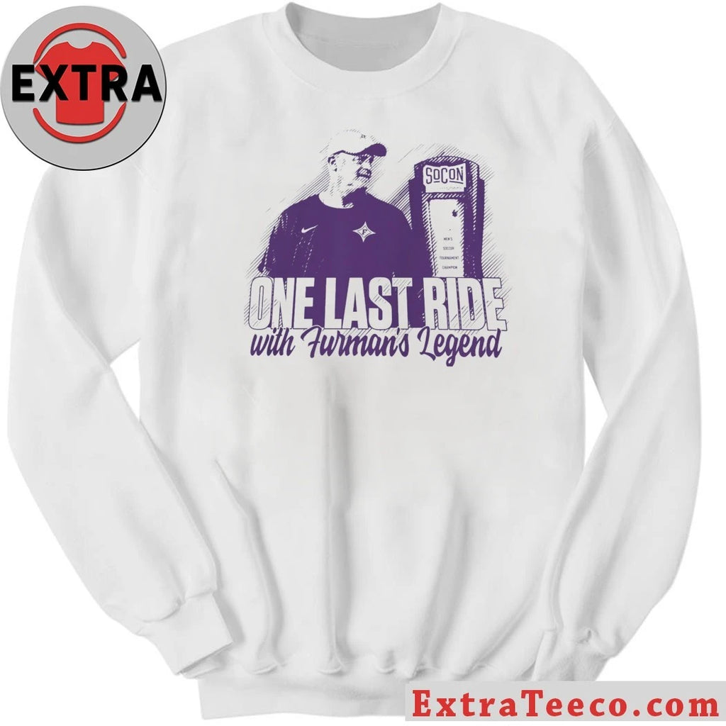 One Last Ride With Furman Legend SoCon This honors Ray Han, Furman University basketball coach Shirt