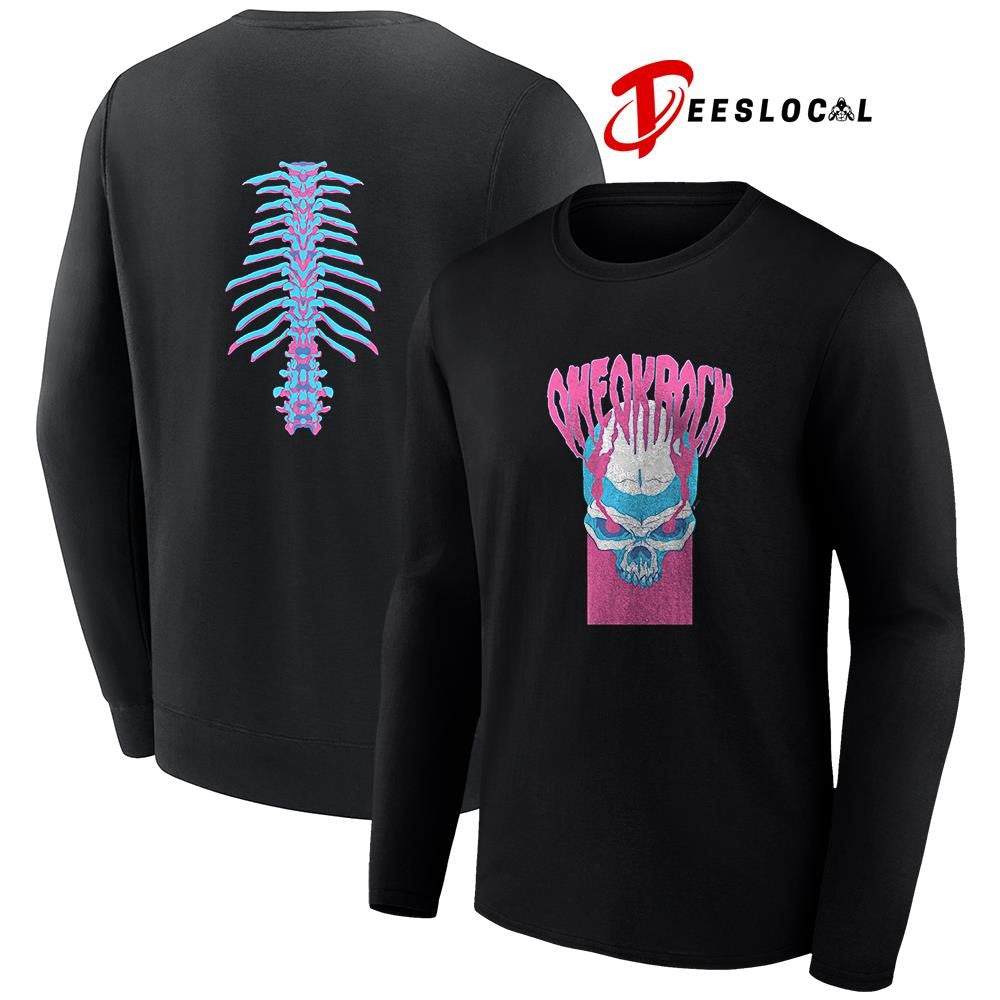 One OK Rock Detox skeleton skull shirt