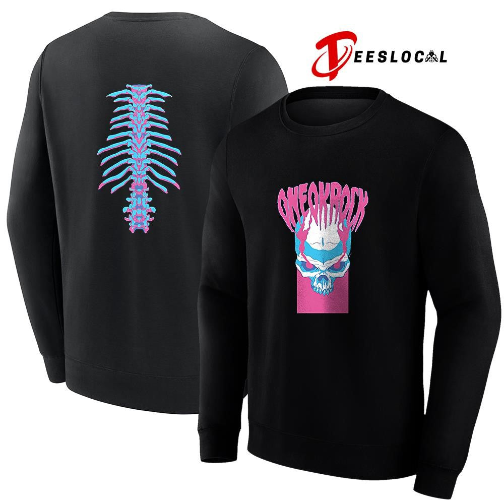 One OK Rock Detox skeleton skull shirt