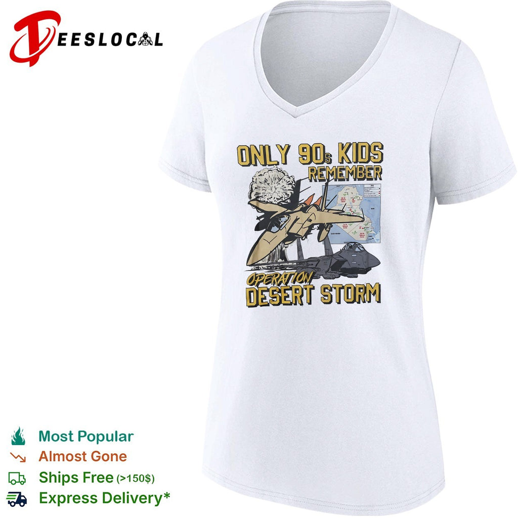 Only 90s kids remember Operation Desert Storm fighter jets shirt