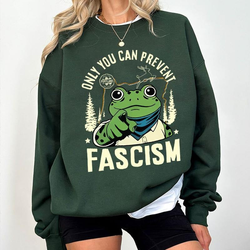 Only You Can Spread Kindness Sweatshirt, Portland Frog Equality Hoodie, Freedom & Awareness Graphic, Unisex Statement...