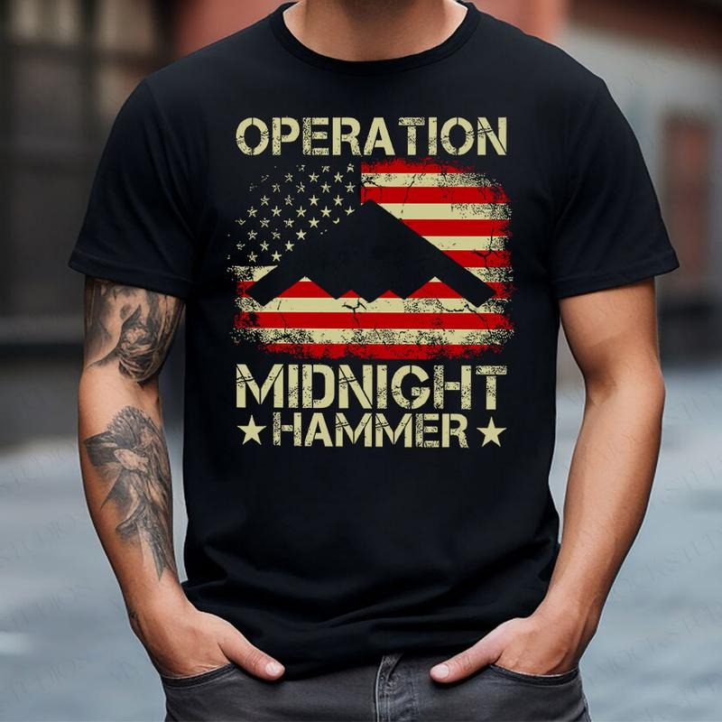Operation Midnight Hammer Shirts, Patriotic Shirt, Trump Supporters Shirts Unisex Tee, Trending Graphic Tee style 02...