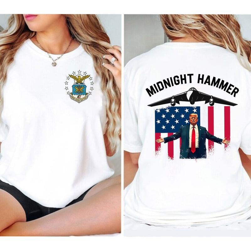 Operation Midnight Hammer Shirts, Patriotic Shirt, Trump Supporters Shirts Unisex Tee, Trending Graphic Tee style 03...