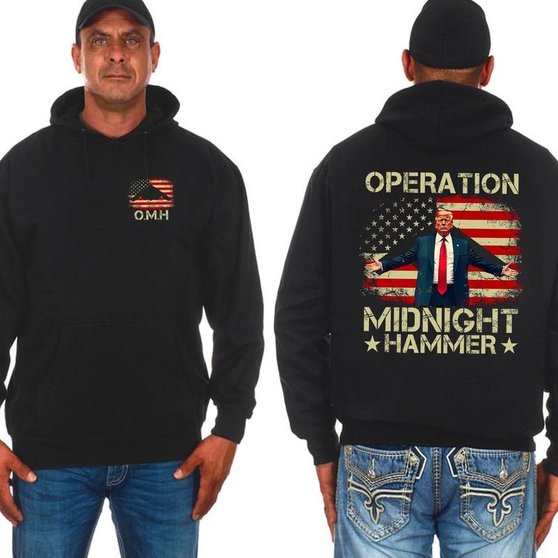 Operation Midnight Hammer Shirts, Patriotic Shirt, Trump Supporters Shirts Unisex Tee, Trending Graphic Tee Hoodie,...