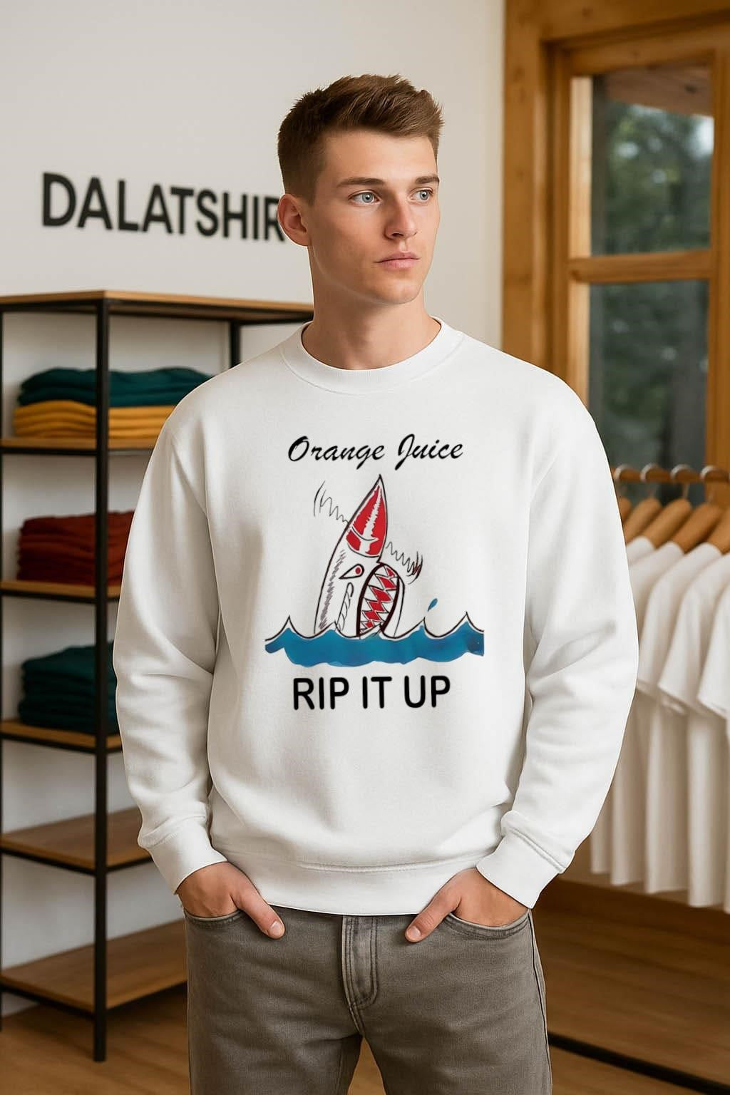 Orange Juice Rip It Up shirt