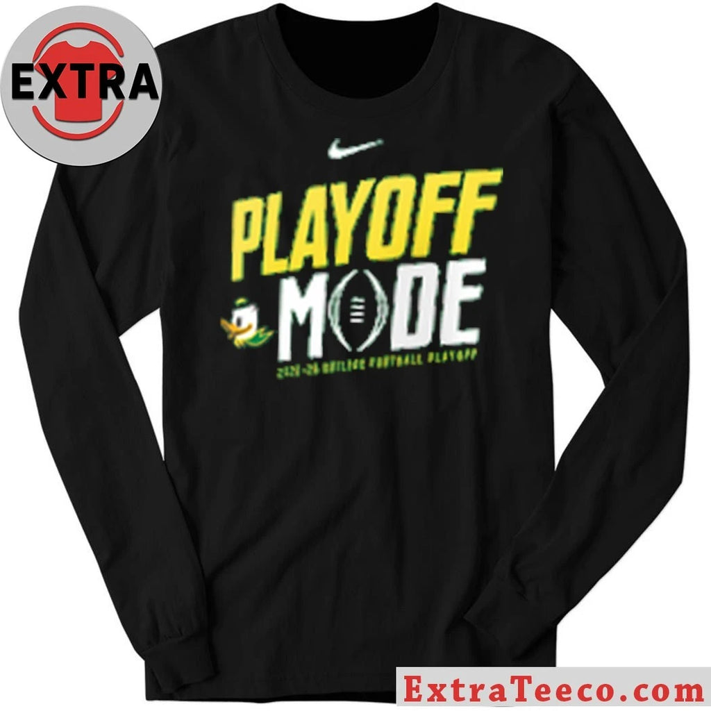 Oregon 2025-26 College Football Playoff Bound Logo Shirt