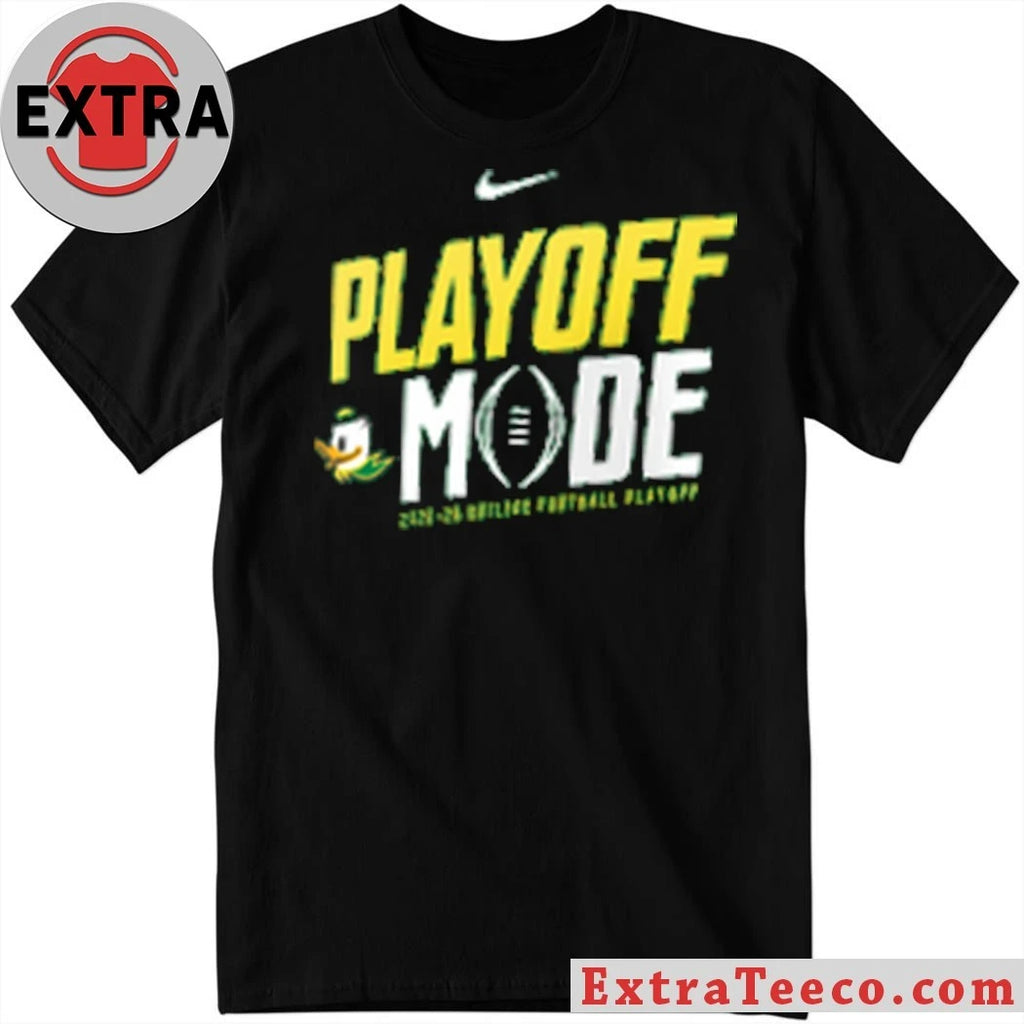 Oregon 2025-26 College Football Playoff Bound Logo Shirt