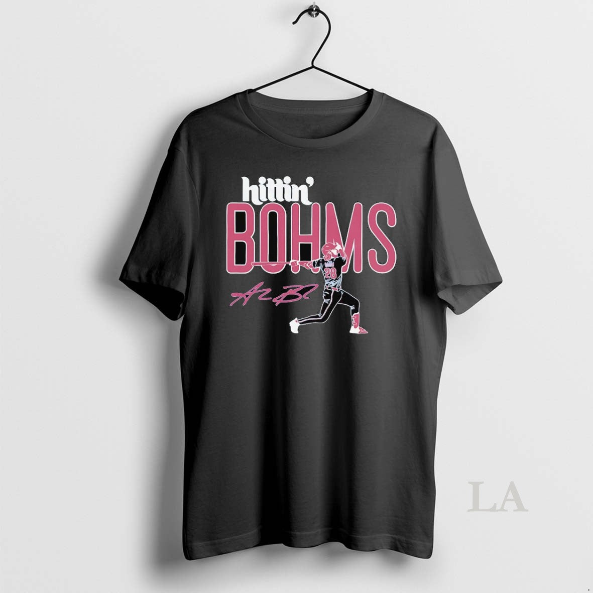 Original Alec Bohm Hitting Bohms Signature
