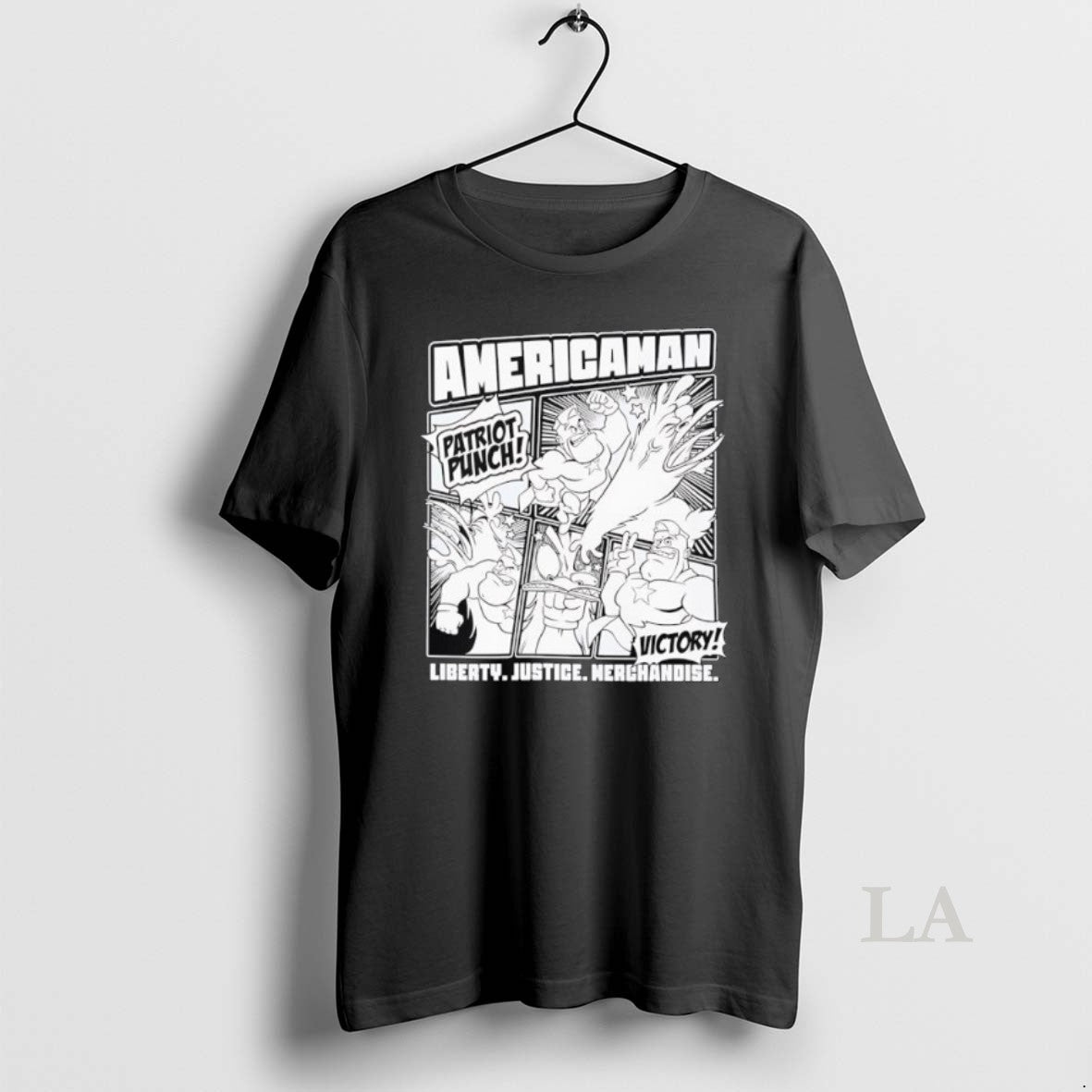 Original Americaman Liberty Justice Merchandise Comic T-Shirts, Hoodie, Sweatshirt | PodTeesHub.com