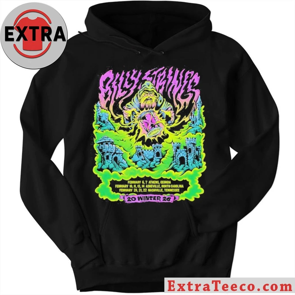 Original Billy Strings Winter 2026 Shirt With Dates
