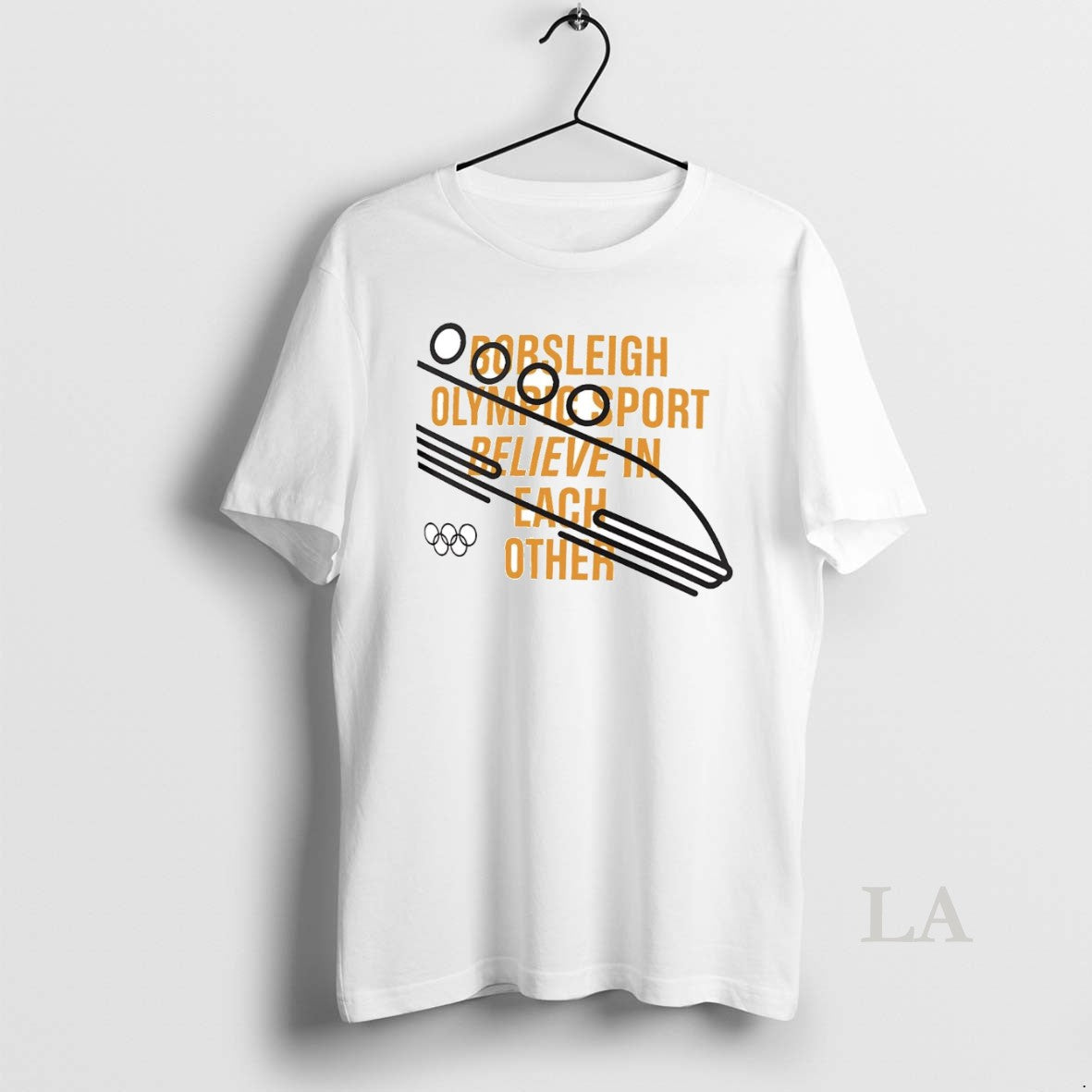 Original Bobsleigh Olympic Sport Believe In Each Other