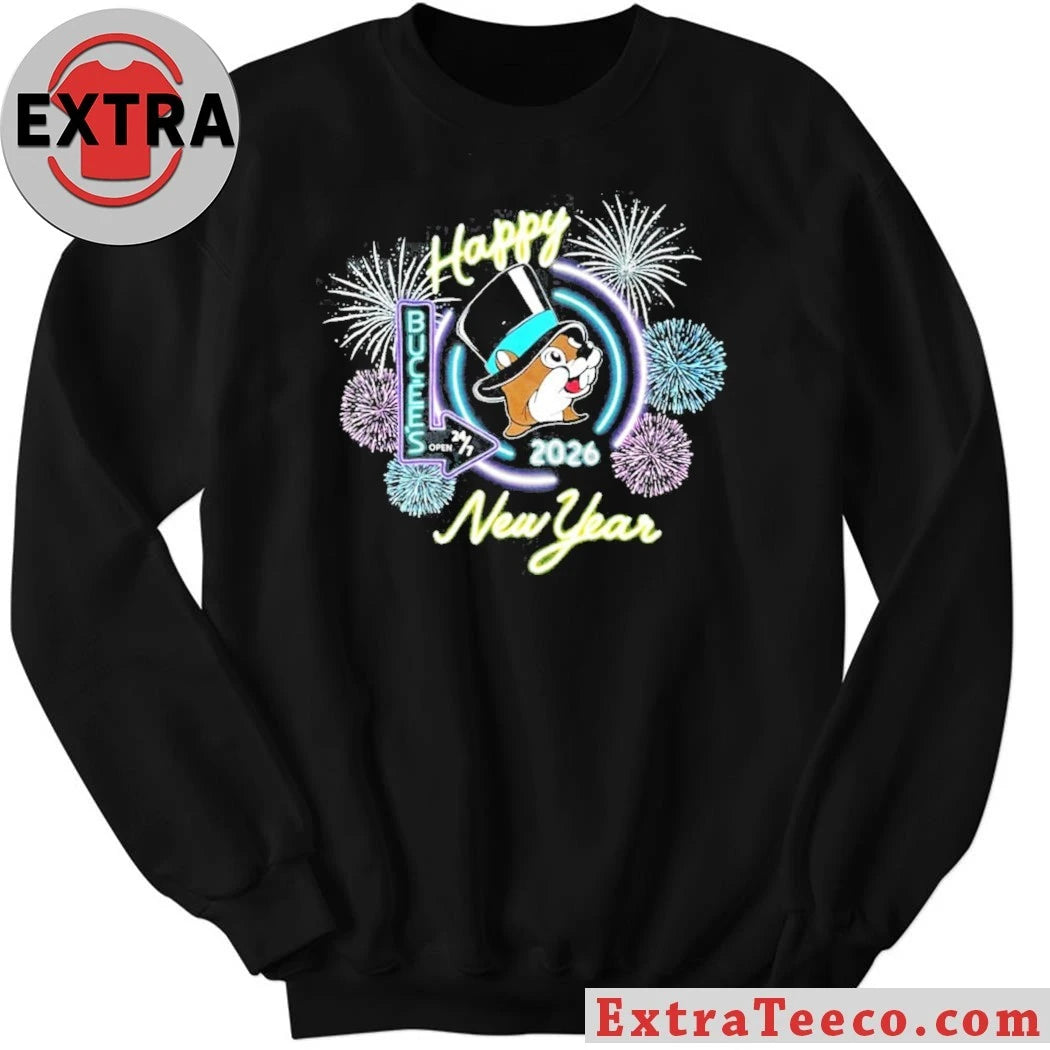 Original Buc-ee’s 2026 New Year Celebration Glow in the Dark Shirt