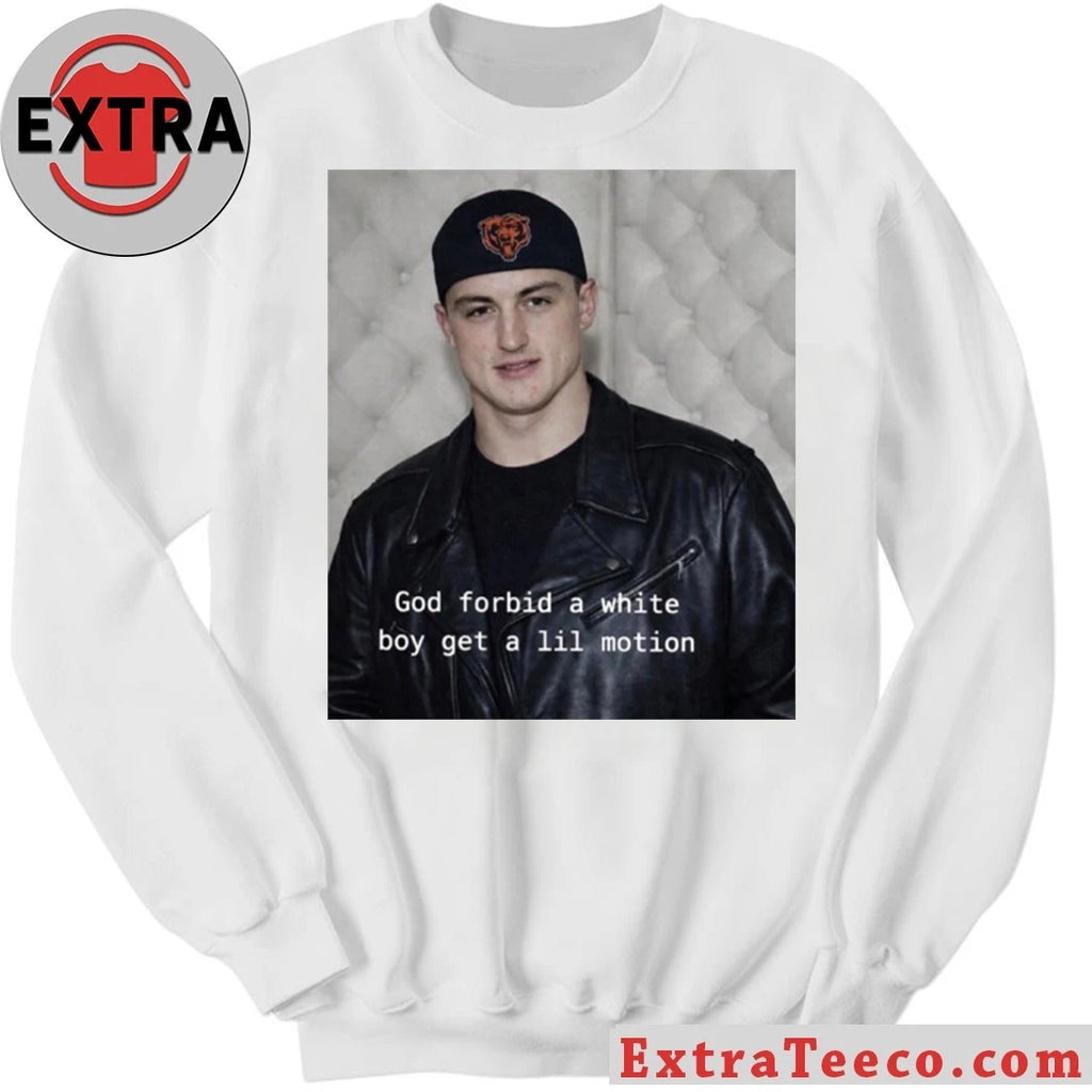 Original Caleb Williams God Forbid A White Boy Get A Lil Motion Shirt