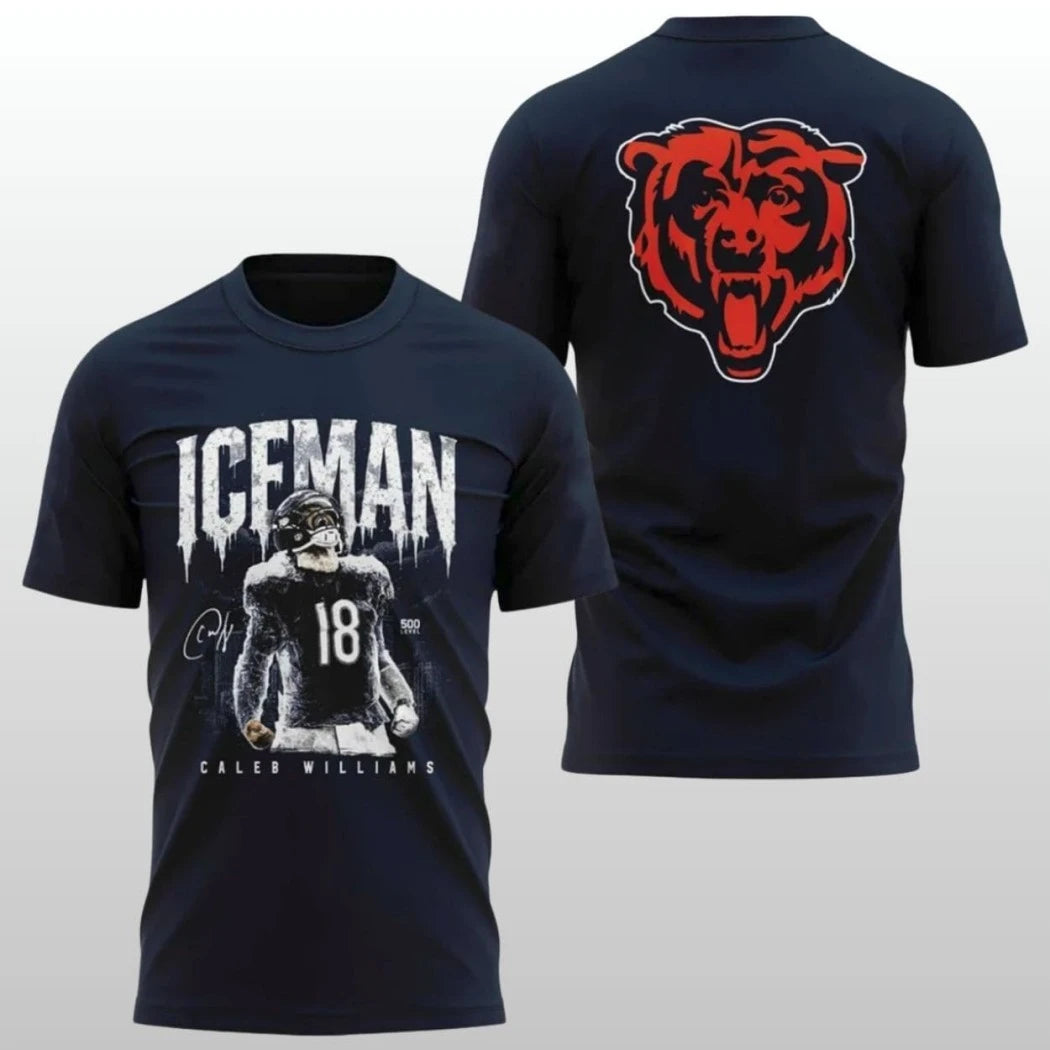 Original Caleb Williams Iceman Bears Special Logo T-shirt