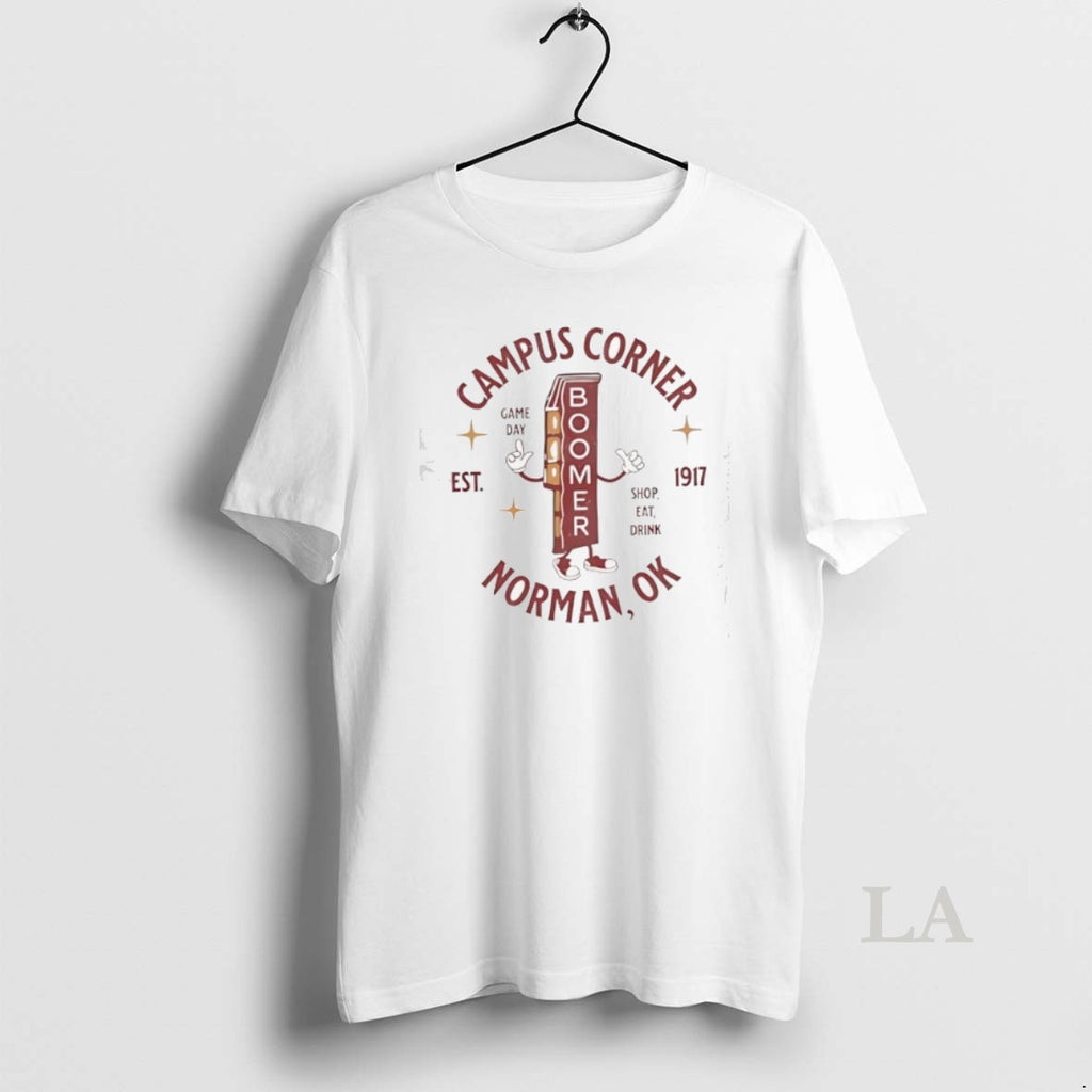 Original Campus Corner Norman Ok Boomer Oklahoma Sooners Gameday Est 1917