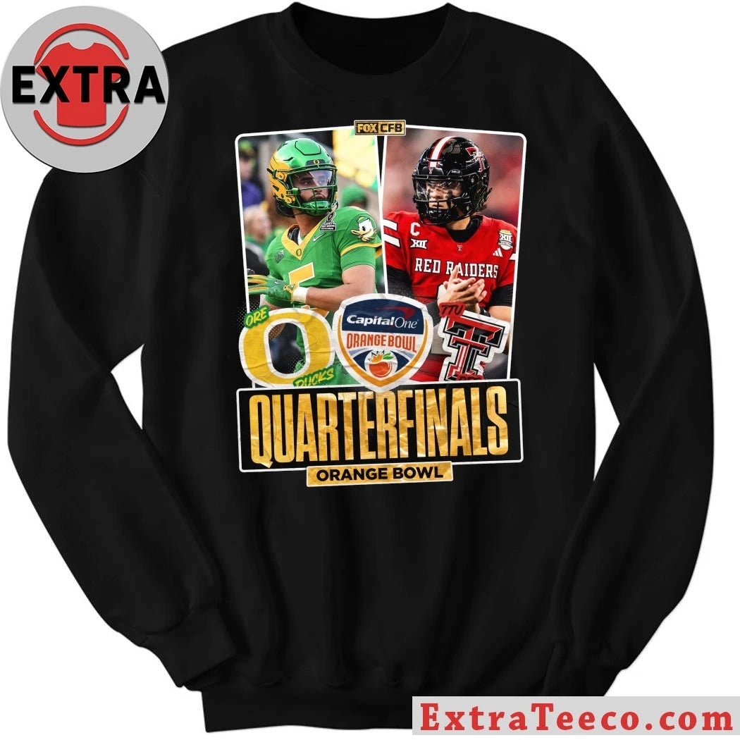 Original Capital One Orange Bowl between the University of Oregon’s Ducks and the Texas Tech Red Raiders on January 1, 2026, at Hard Rock Stadium in Miami Gardens, Florida Shirt