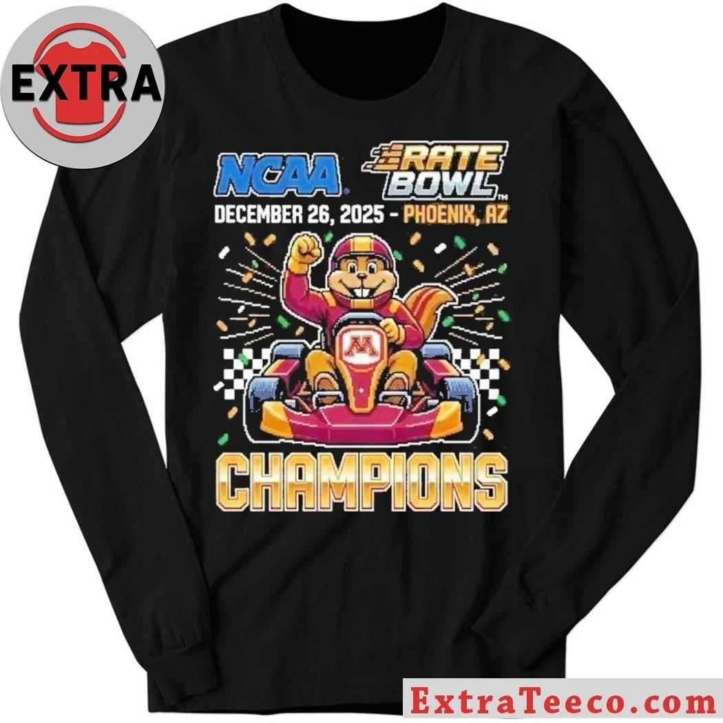 Original Celebrating Minnesota’s victory at the Rate Bowl on December 26, 2025, Phoenix, AZ Shirt