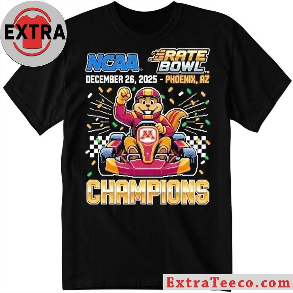 Original Celebrating Minnesota’s victory at the Rate Bowl on December 26, 2025, Phoenix, AZ Shirt