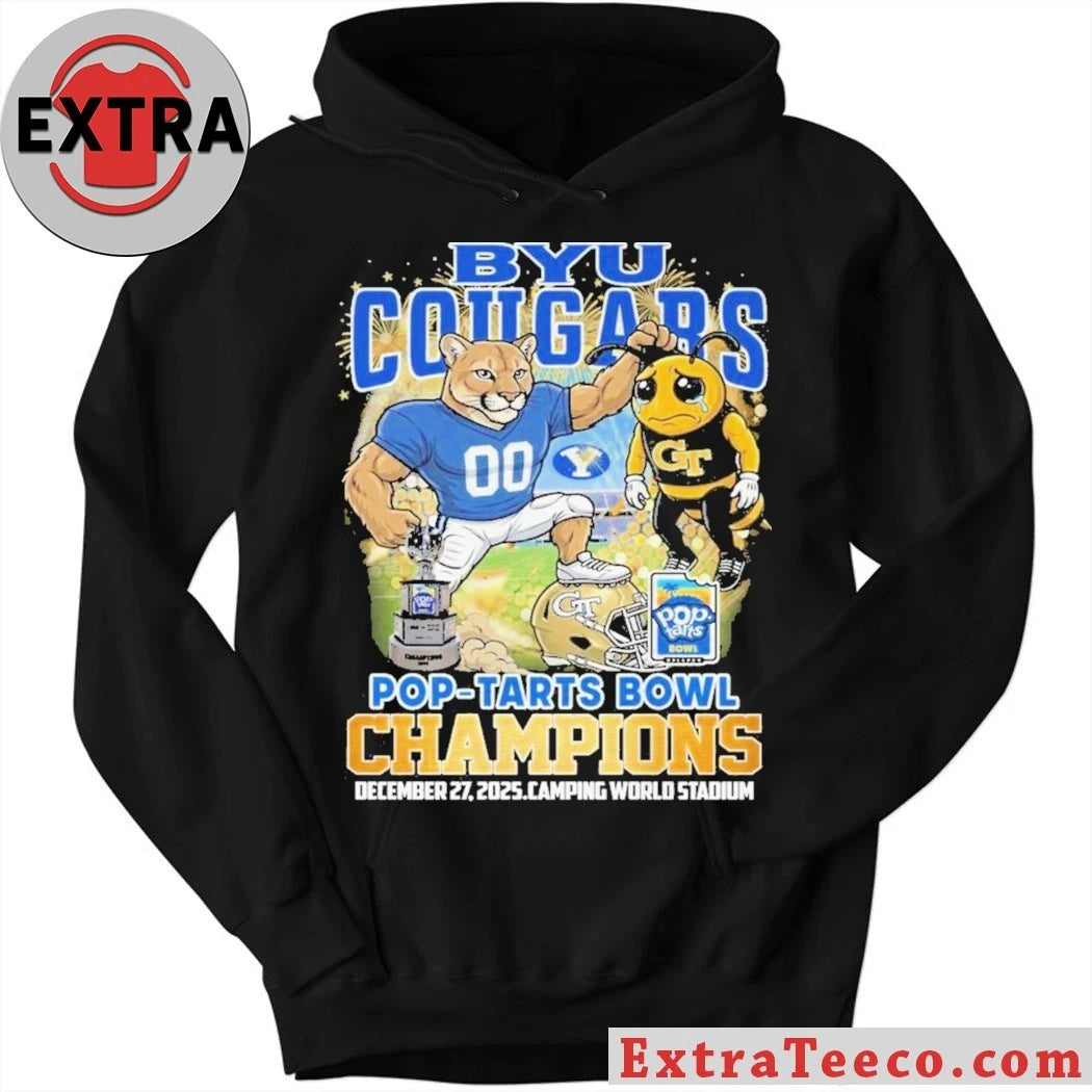 Original Celebrating the BYU Cougars’ victory in the Pop-Tarts Bowl on December 27, 2025 Shirt