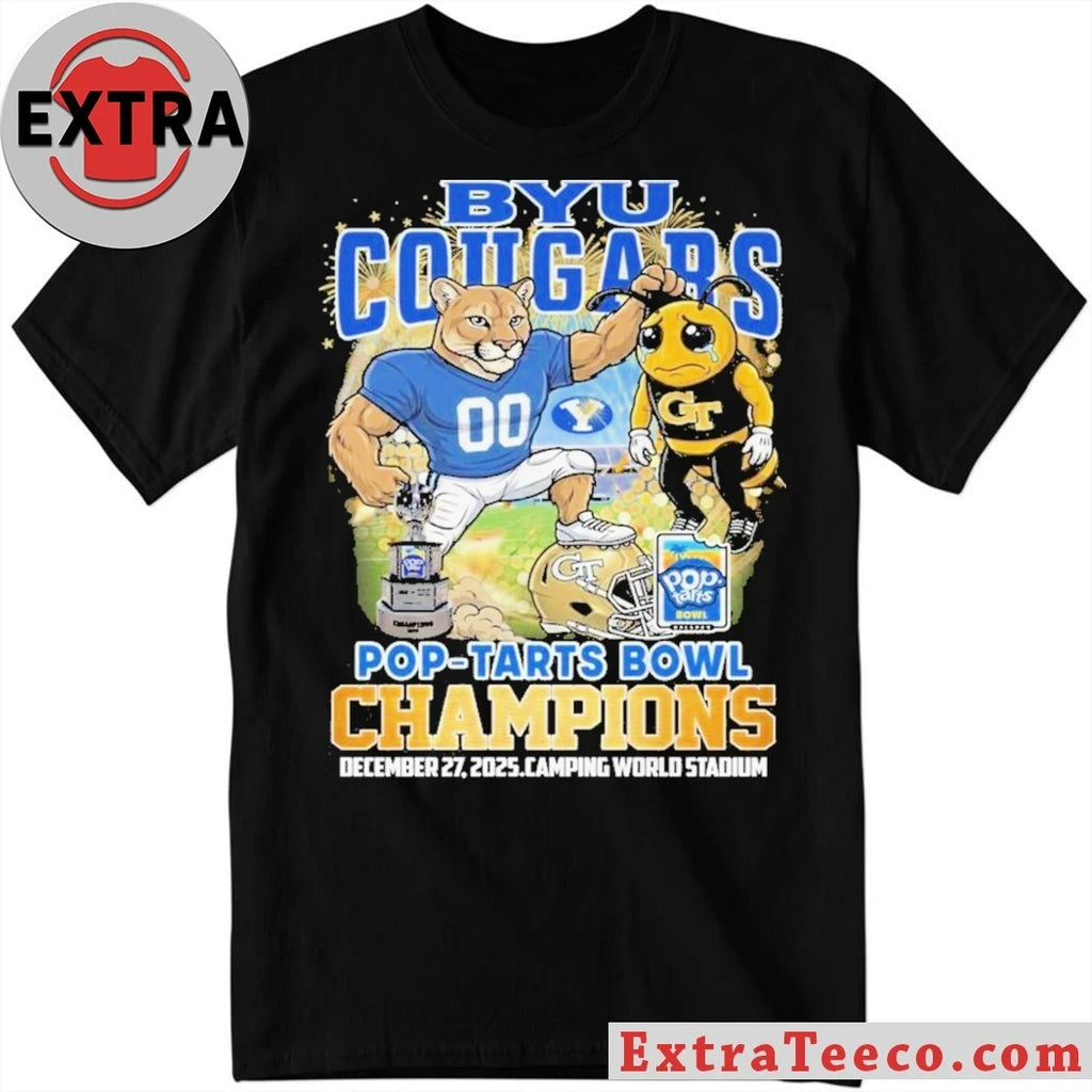 Original Celebrating the BYU Cougars’ victory in the Pop-Tarts Bowl on December 27, 2025 Shirt