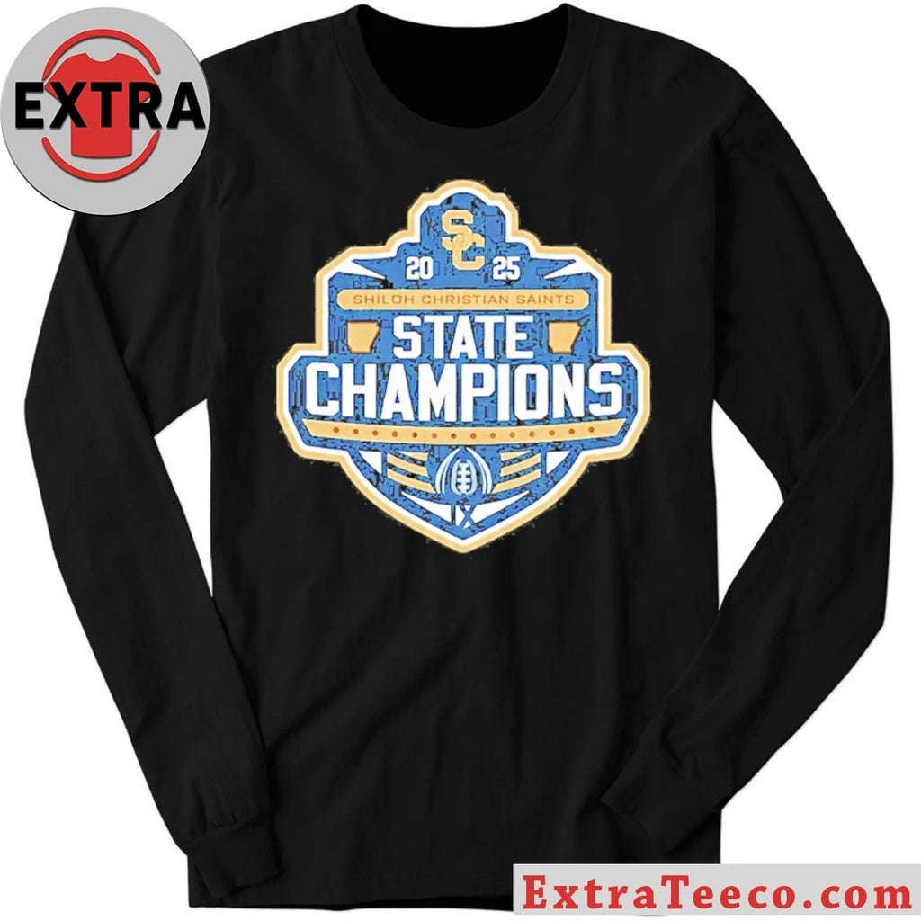 Original Celebrating the Shiloh Christian Saints’ state championship victory Shirt