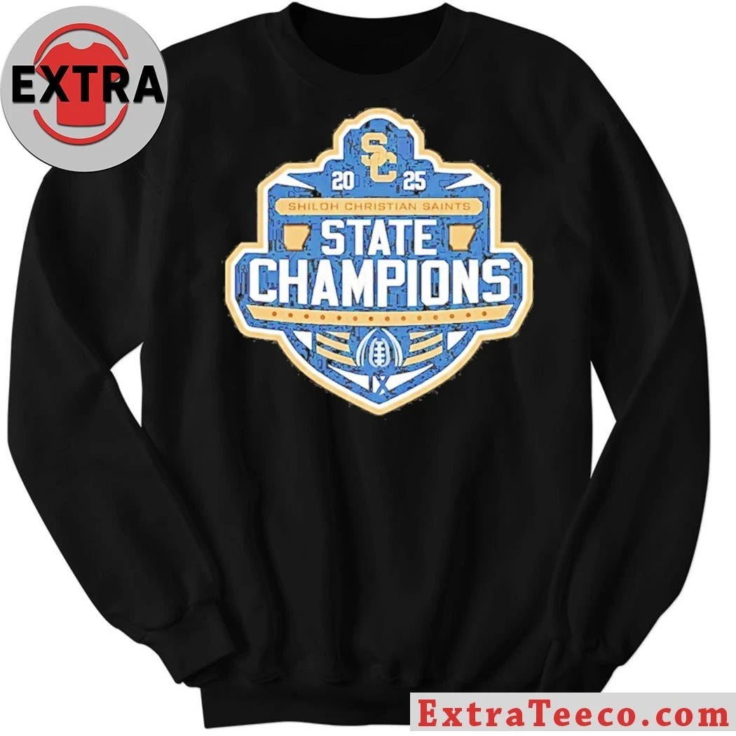 Original Celebrating the Shiloh Christian Saints’ state championship victory Shirt