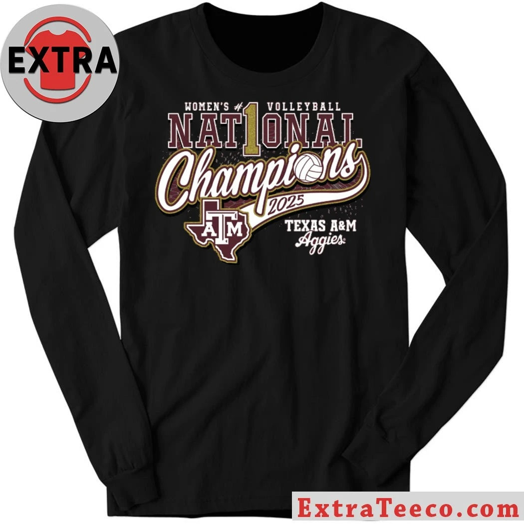 Original Celebrating the Texas A&amp;M Aggies’ 2025 National Women’s Volleyball Championship victory T-Shirt