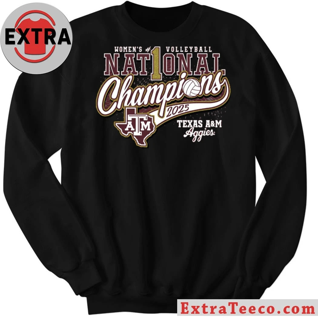 Original Celebrating the Texas A&amp;M Aggies’ 2025 National Women’s Volleyball Championship victory T-Shirt