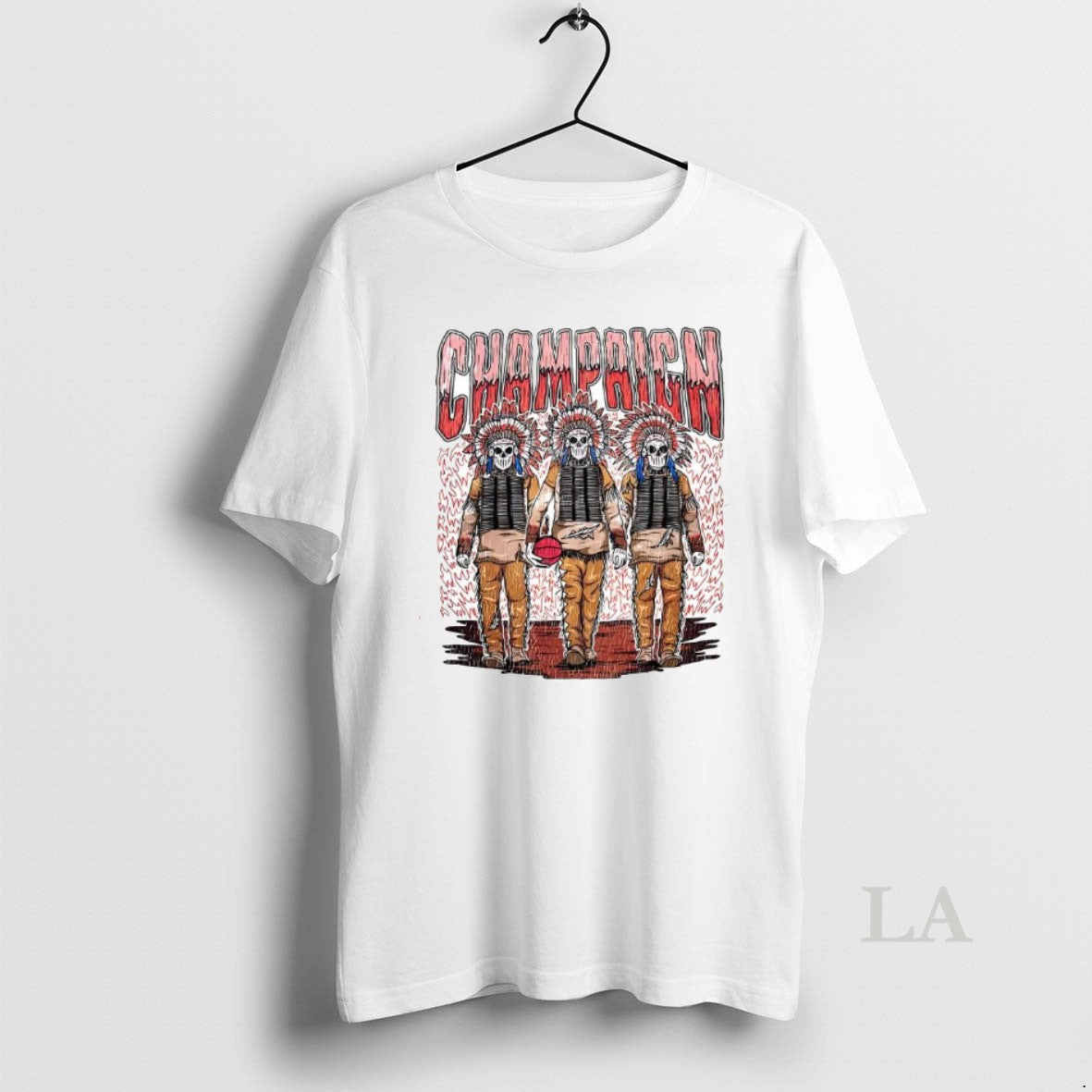 Original Champaign Native Skeletons Football