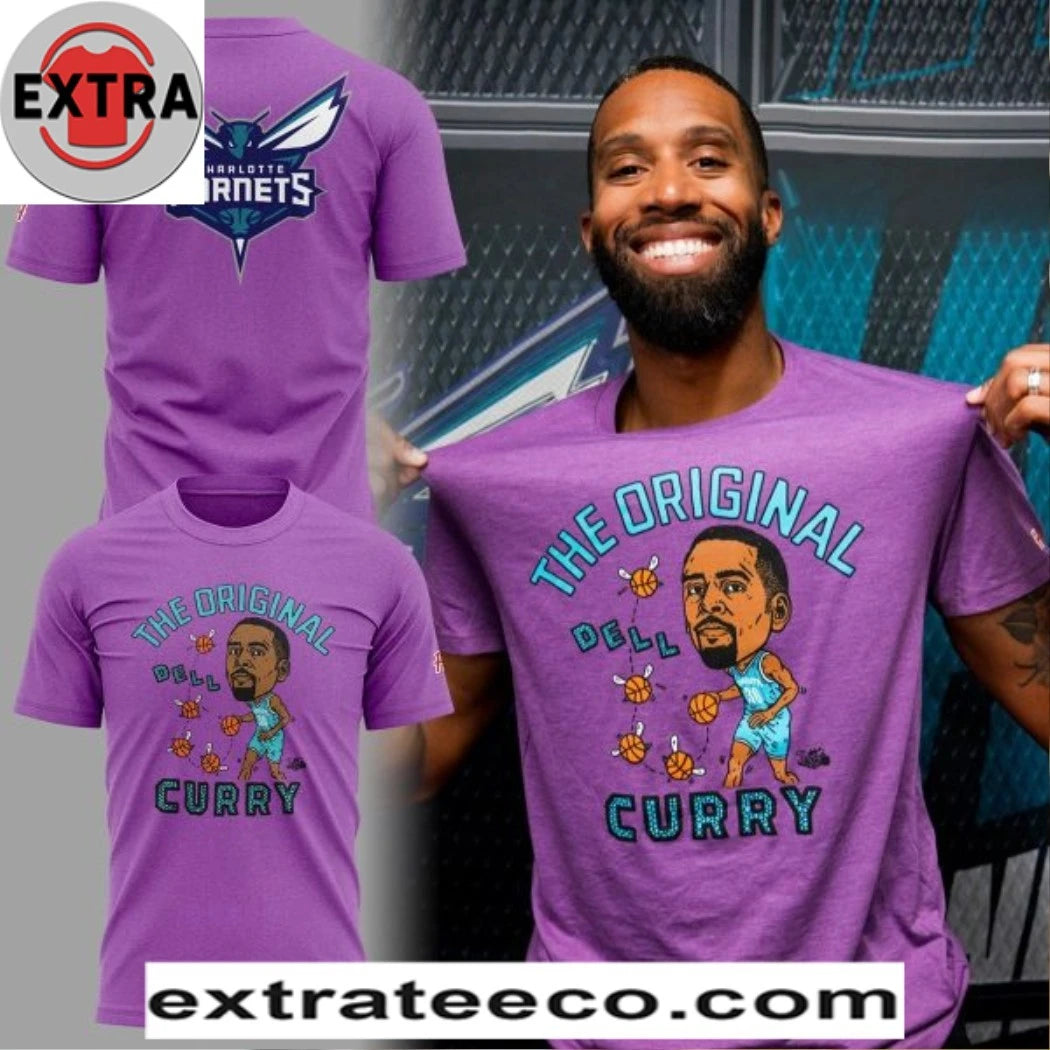 Original Charlotte Hornets Dell Curry 2026 The Original Ceremony Hoodie T-Shirt