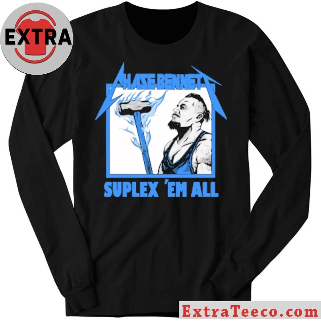 Original Chase Bennett The Burning Hammer Blue Shirt