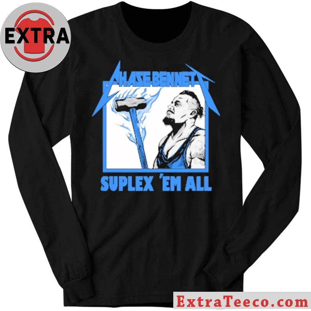 Original Chase Bennett The Burning Hammer Blue Shirt