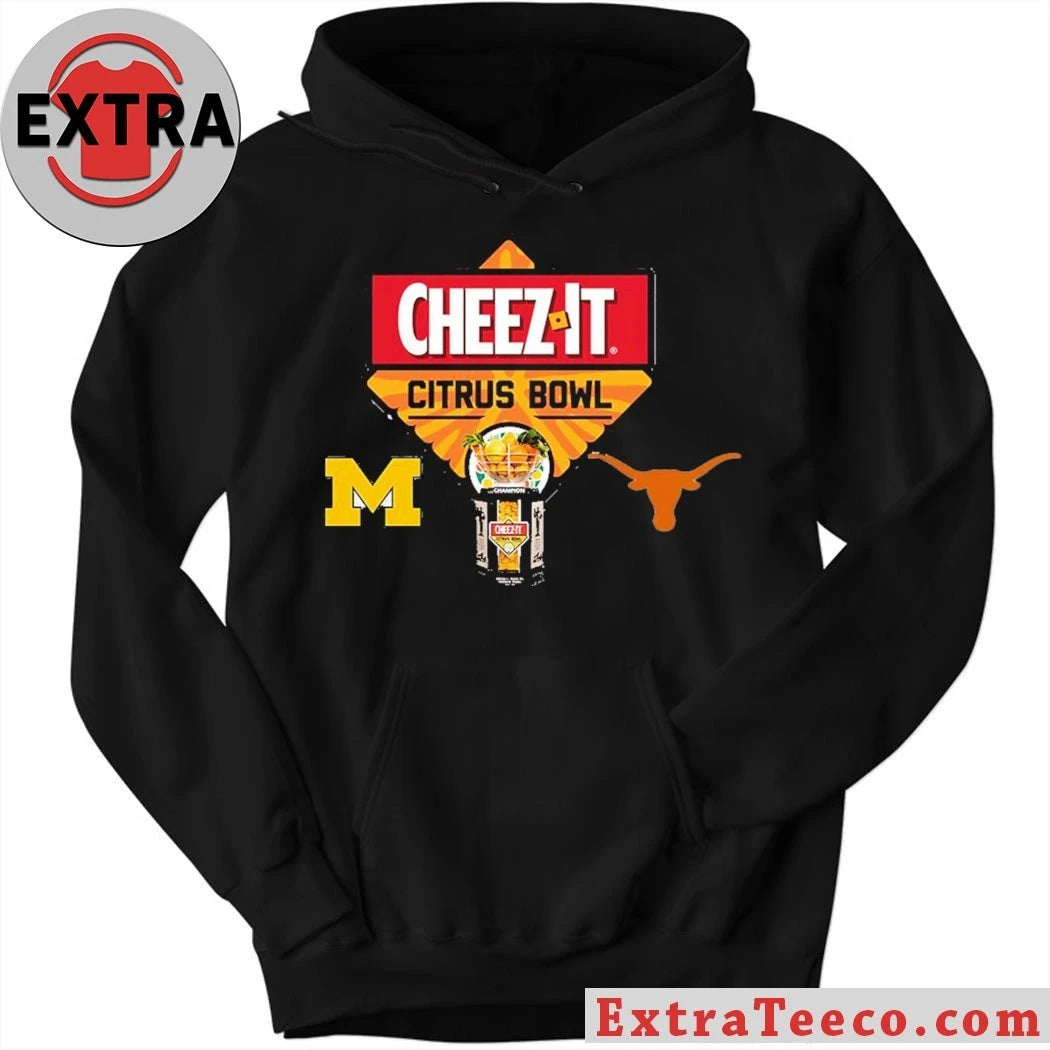 Original Cheez It Citrus Bowl Michigan Wolverines Versus Texas Longhorns Bowl Season College Football 2025 2026 Logo Shirt
