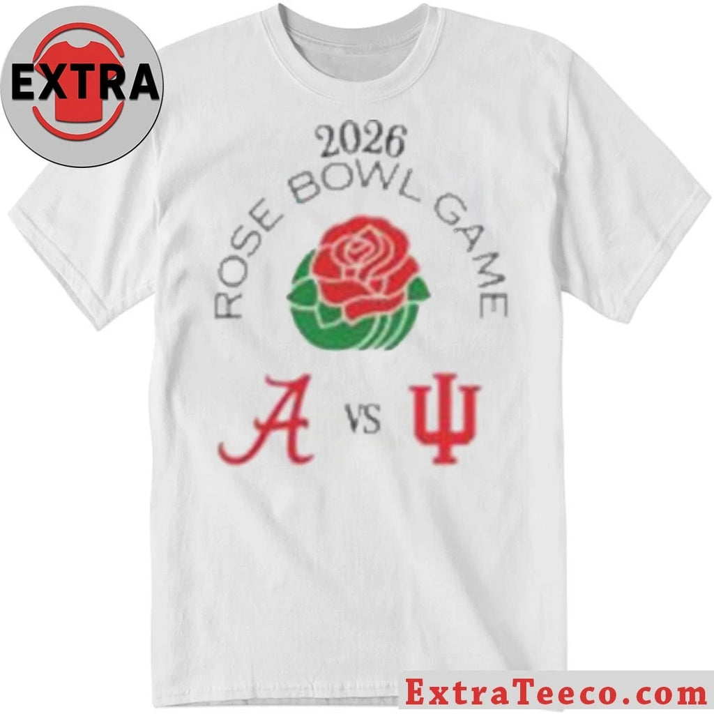 Original College Football Playoff Rose Bowl 2026 between the University of Alabama and Indiana University Shirt